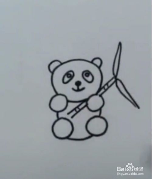 大熊猫的简笔画