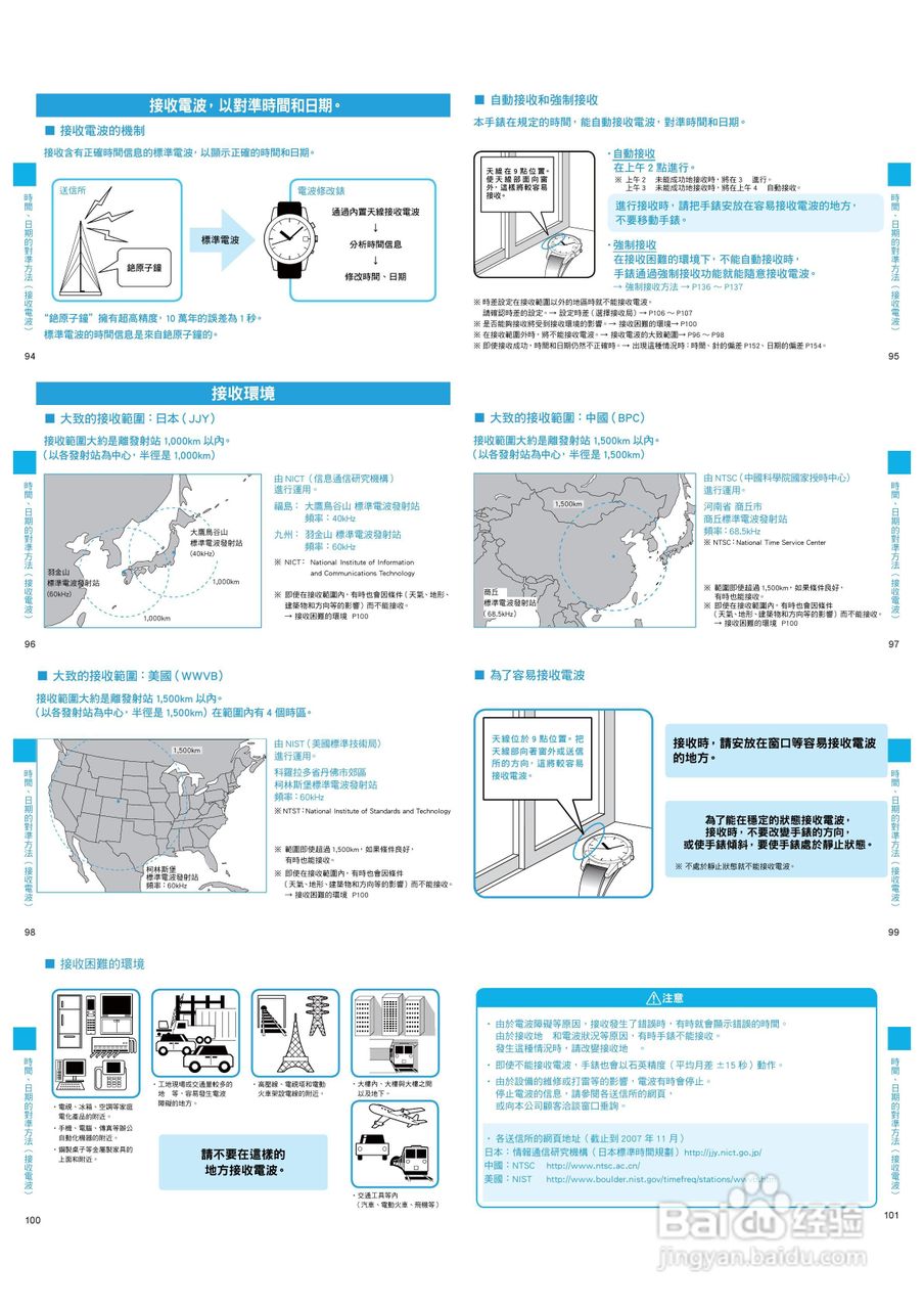 精工7B24型石英机芯手表说明书:[2]
