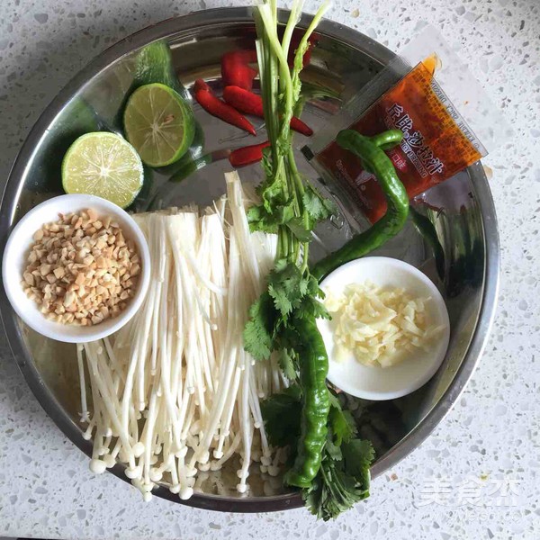 傣味酸辣金针菇