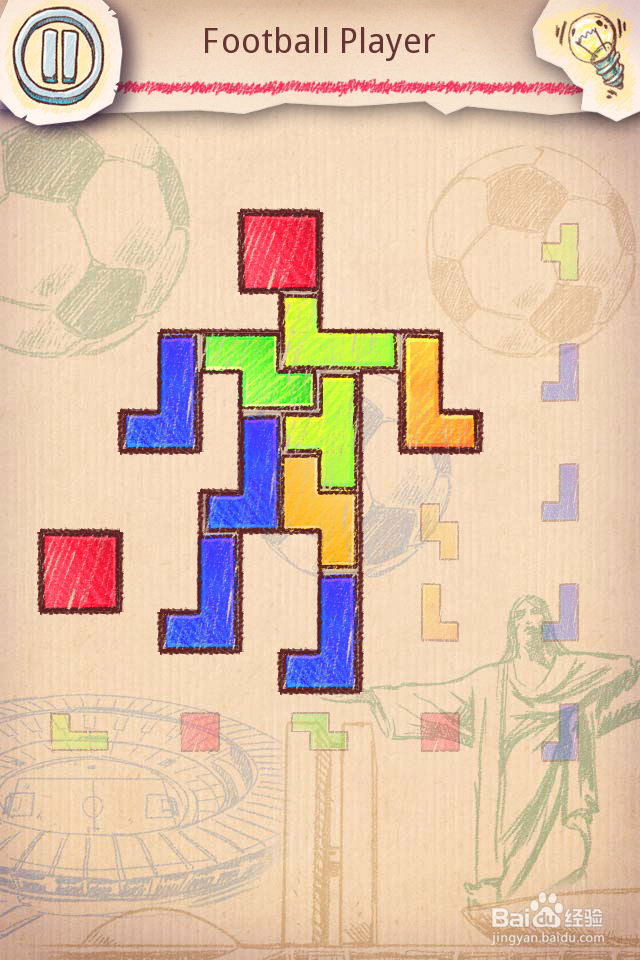 Doodle Fit2 攻略-11 Brazil 巴西