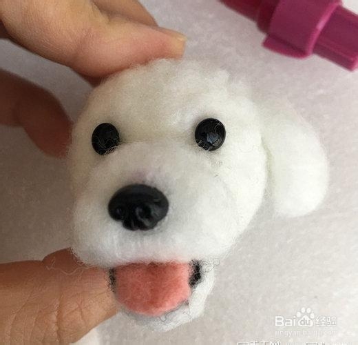 简单好看的泰迪犬羊毛毡diy教程