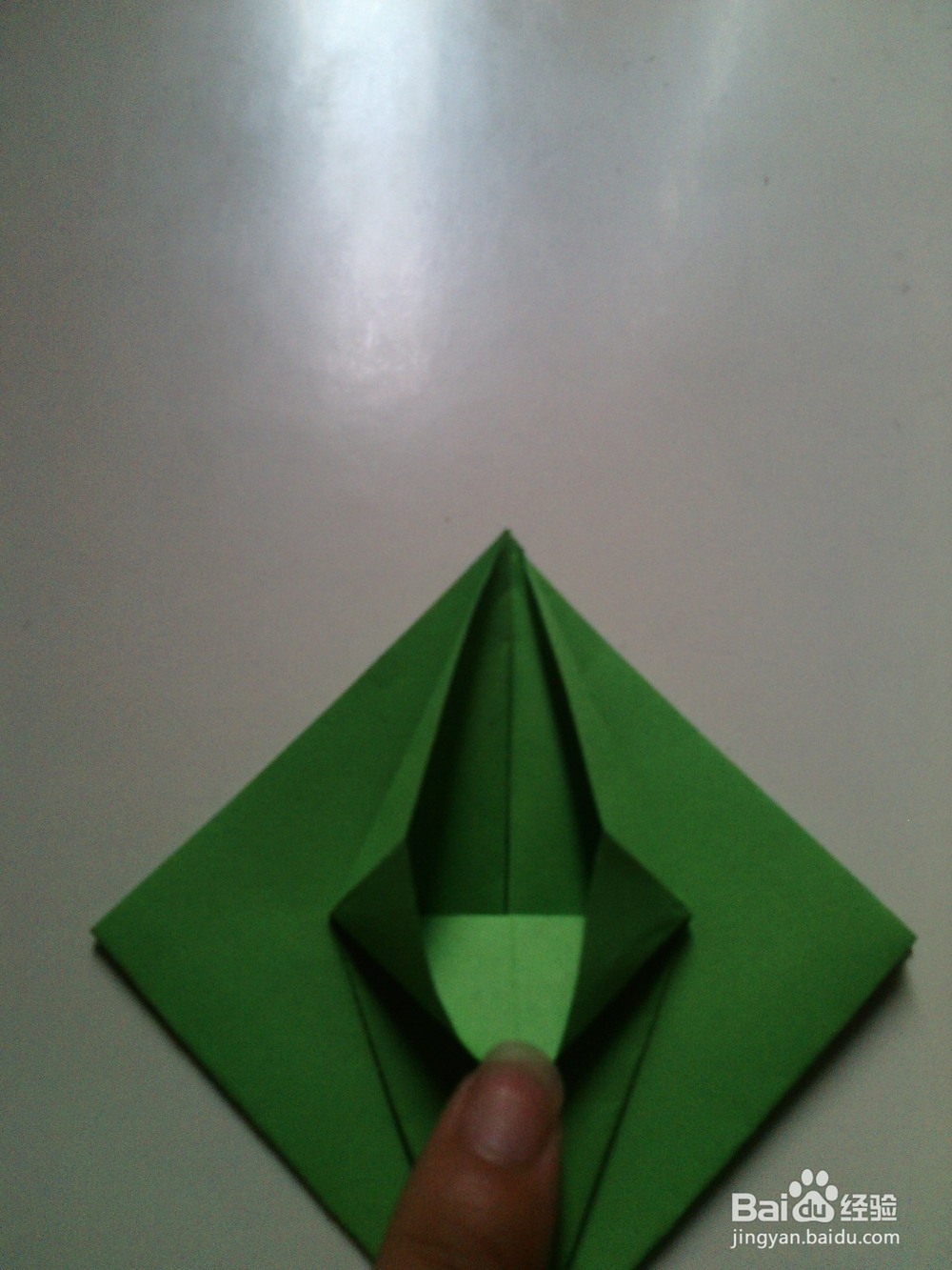 纸折百合花的制作