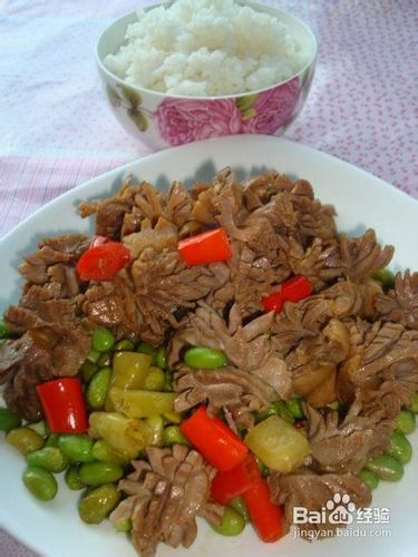 爽脆的青豆炒鸡胗