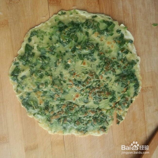 新手易做的菠菜饼