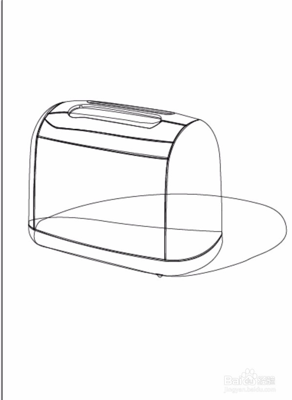 烤面包机图标设计