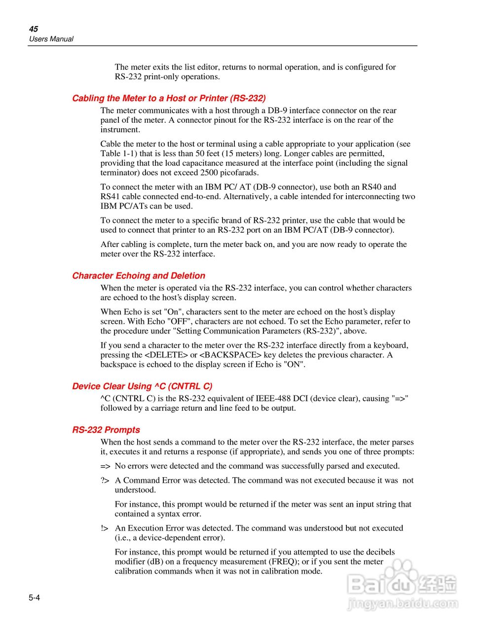 福禄克Fluke45万用表说明书:[7]