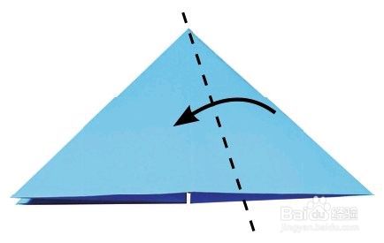 海蓝色热带鱼底折纸