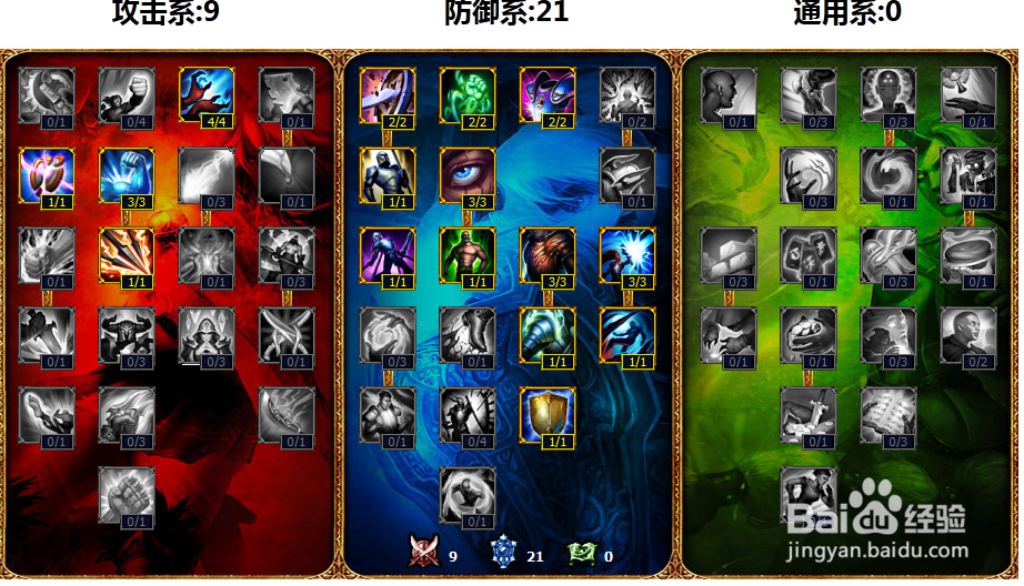s3所有英雄天赋加点