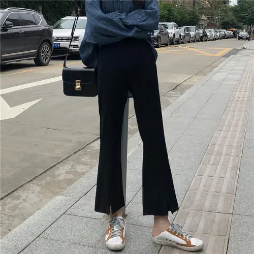 裤脚开叉的裤子怎么改成不开叉