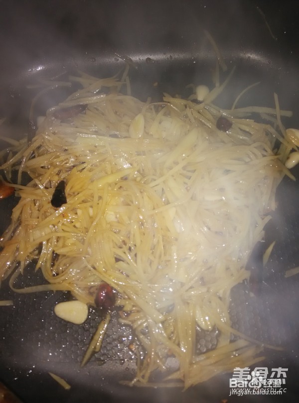 酸辣土豆丝的做法