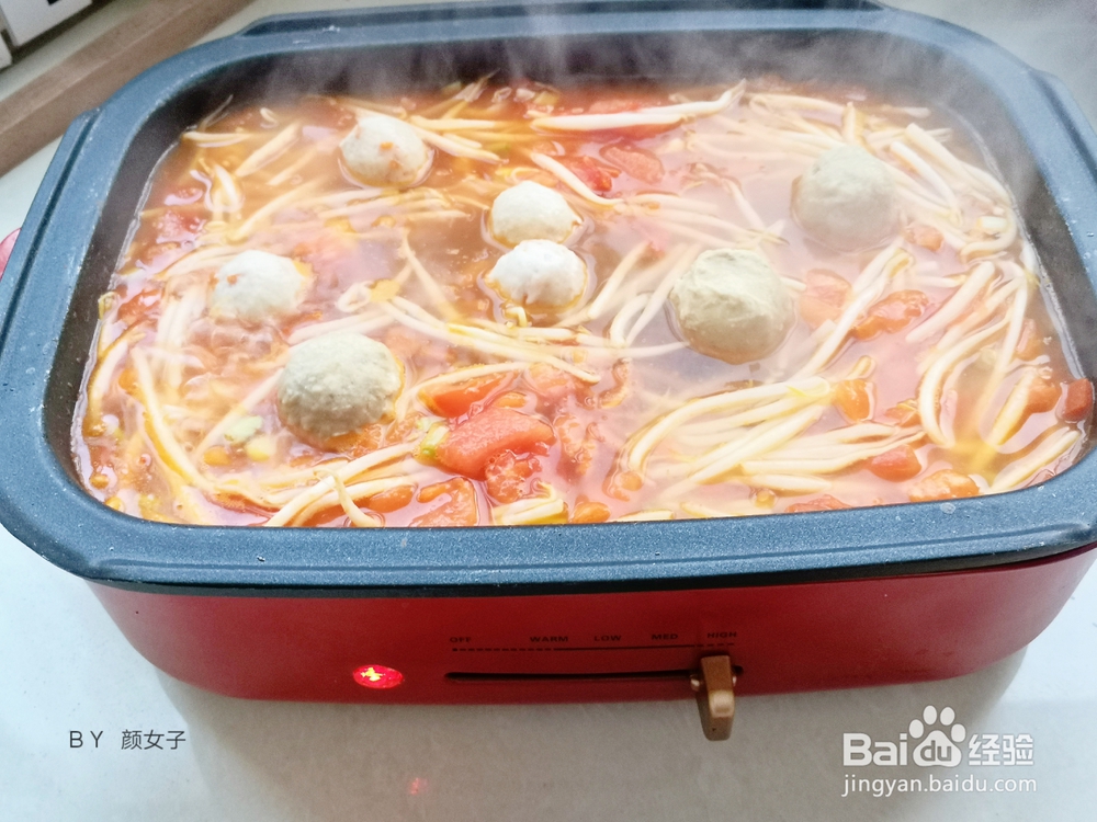 简单无压力做番茄鱼丸汤