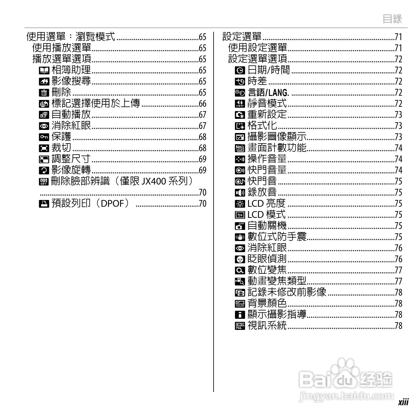 富士FinePix JX300数码相机使用说明书:[2]