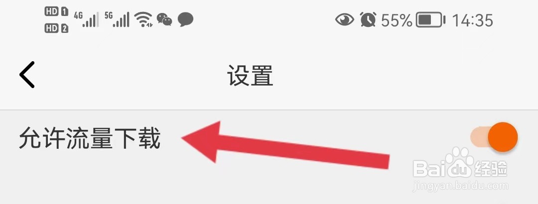 风行视频如何开启允许流量下载