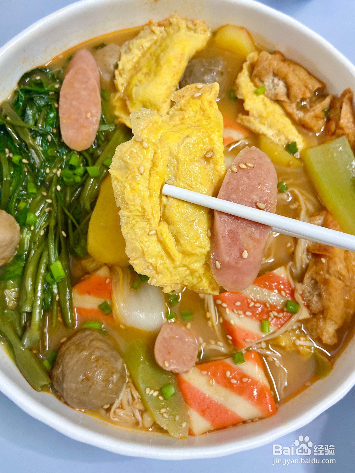 自制清汤麻辣烫的做法