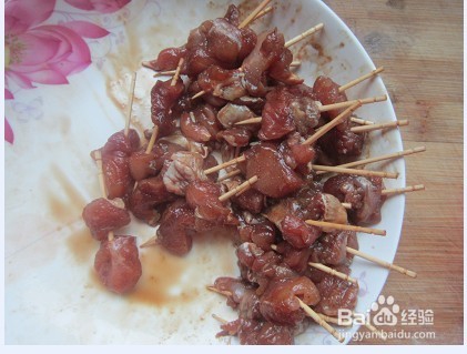 牙签肉的做法