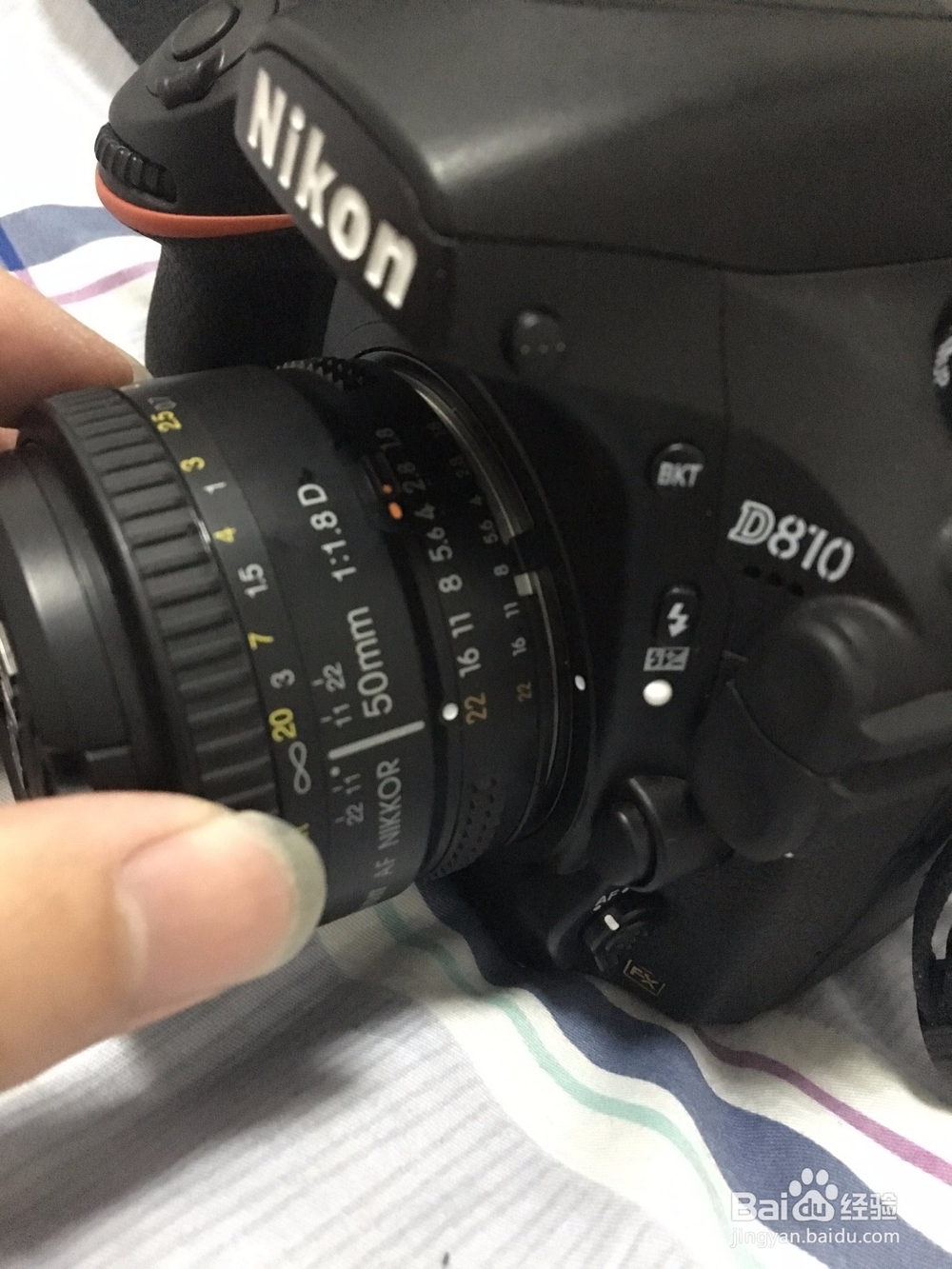 尼康小痰盂50/1.8D标准定焦镜头使用方法