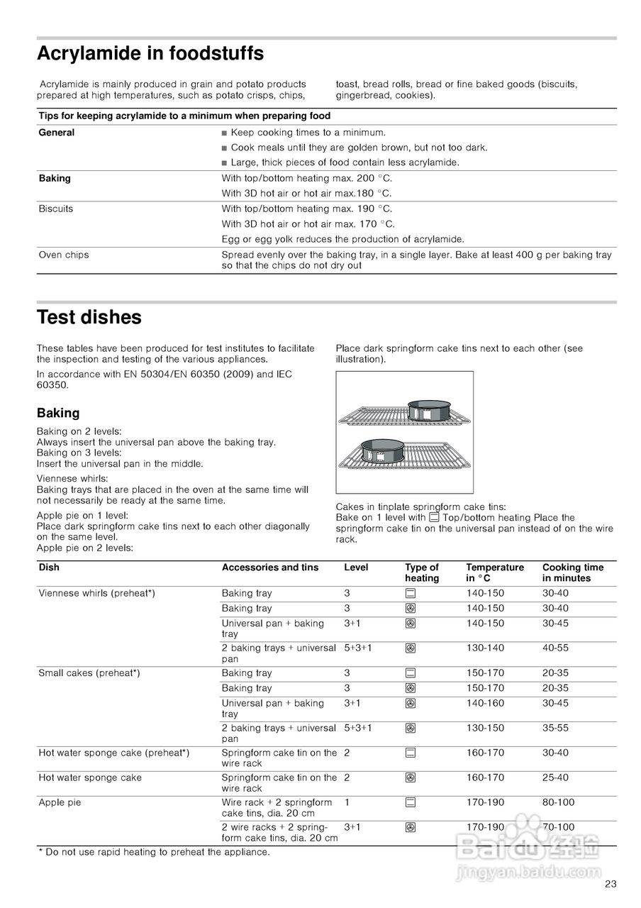 博世HBA23B550W/07嵌入式烤箱使用说明书:[2]