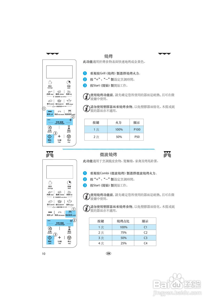 惠而浦MWD963无烟少油BBQ微波炉说明书:[1]