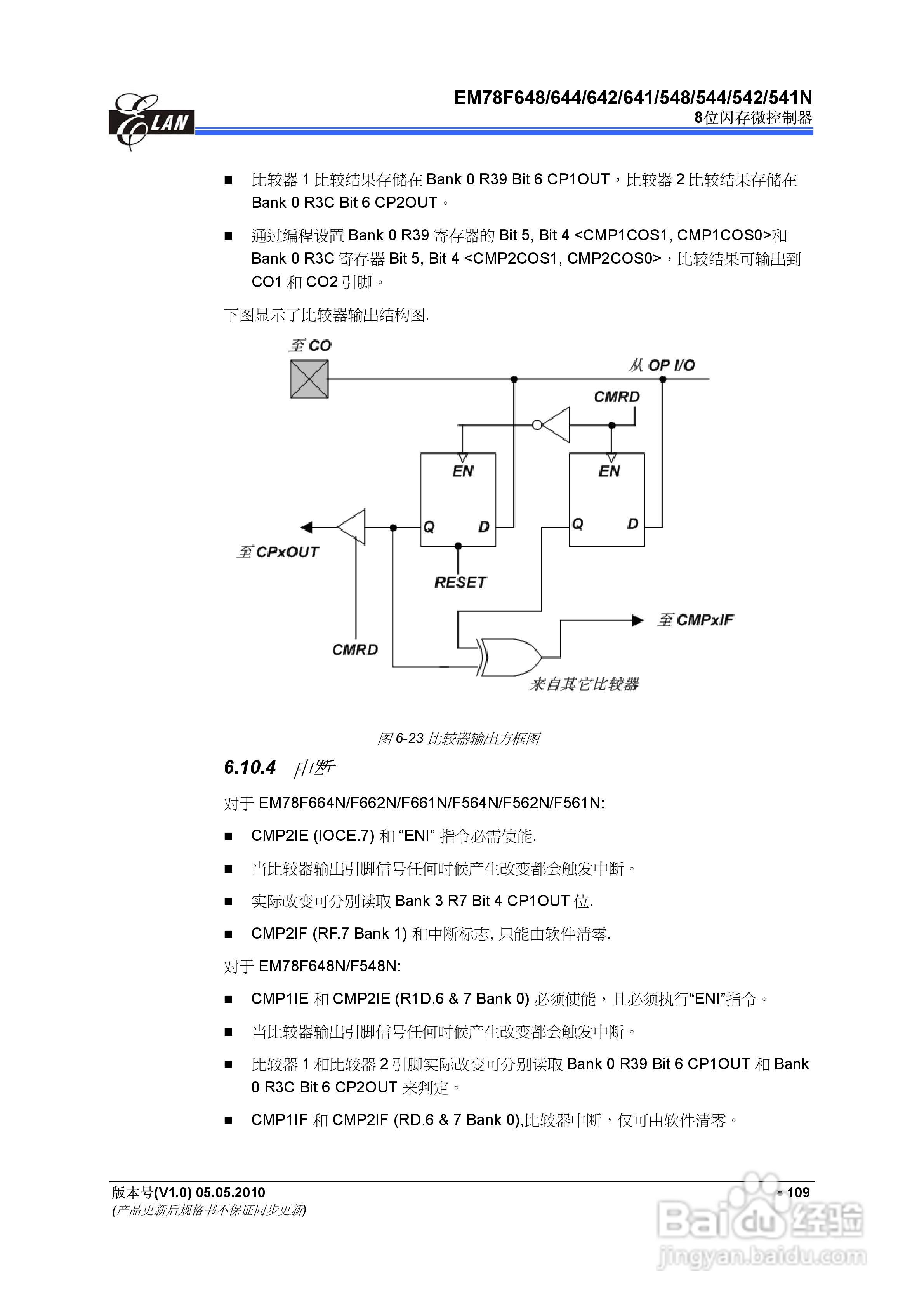 EM78F 8位闪存微控制器说明书:[12]