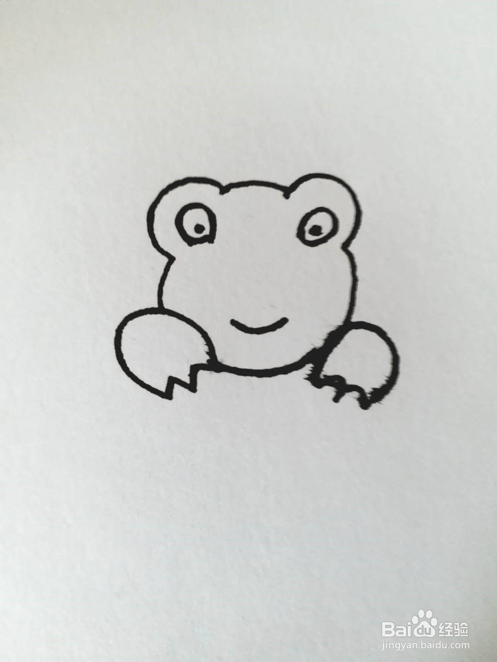 青蛙的简笔画法7