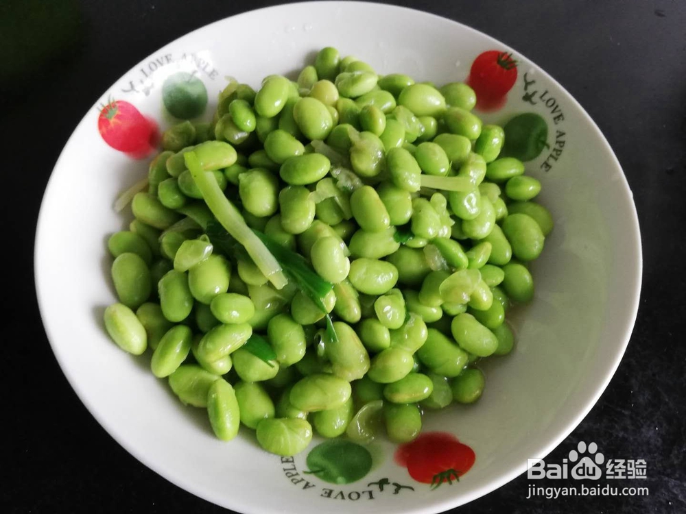 清淡可口葱香豆米的做法