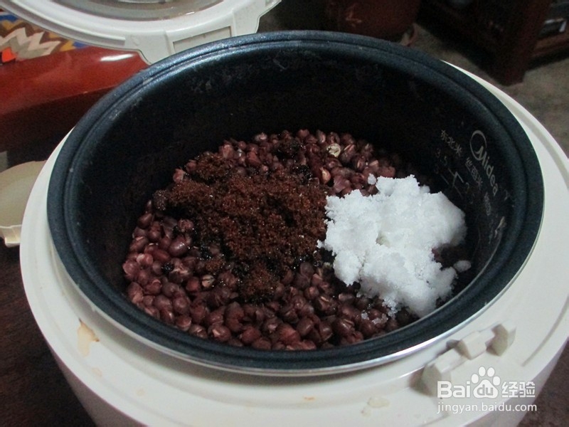 糗豆馅的简易方法