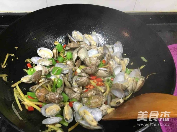 辣炒花蚬的做法