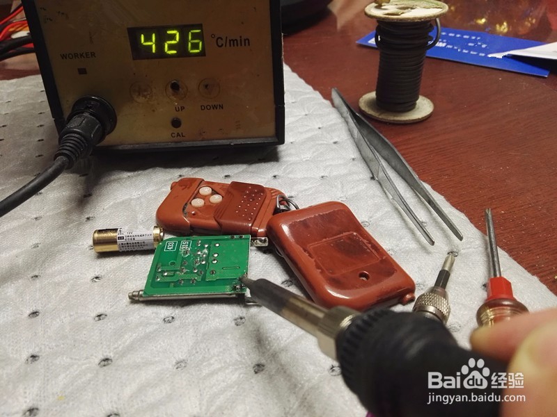 电动门遥控器的维修与更换