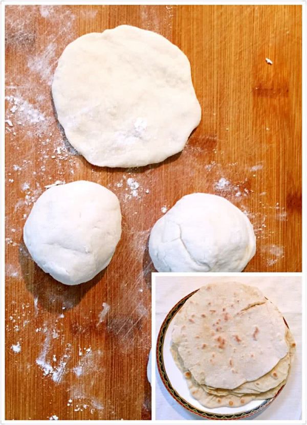 芝麻菜牛油果卷饼