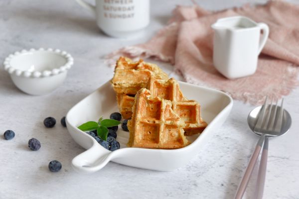 燕麦华夫饼（无糖无油）