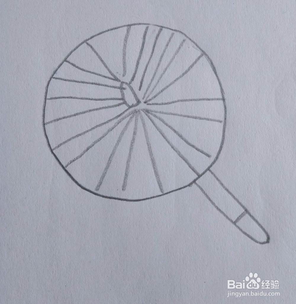 儿童简笔画伞的画法一