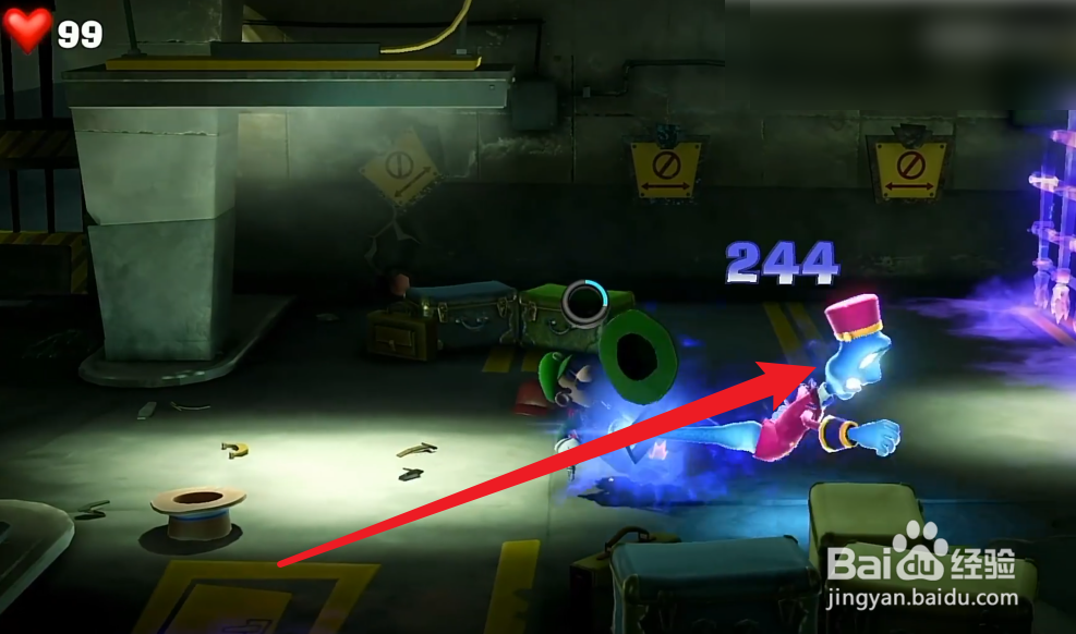 路易吉鬼屋3怎么从第一关出去