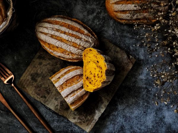 亚麻籽南瓜软欧包