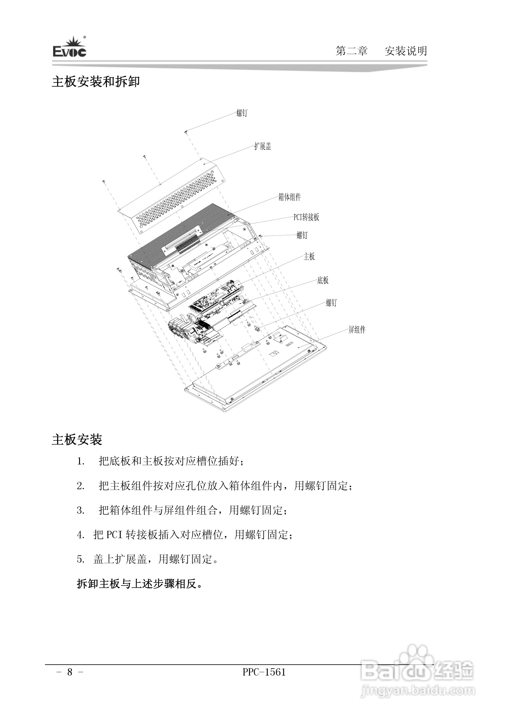 研祥PPC-1561工业平板电脑说明书:[2]