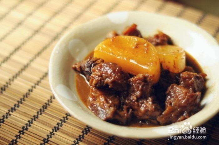 萝卜炖牛肉汤的制作方法