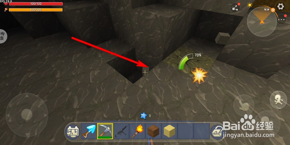 迷你世界冒险模式怎么获取铁矿煤矿？