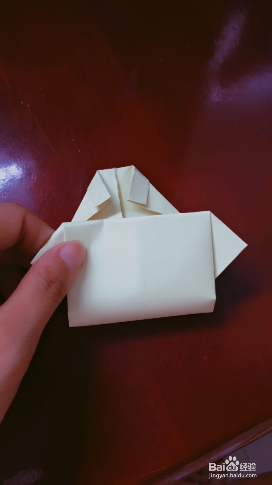 手工折纸西装的折法