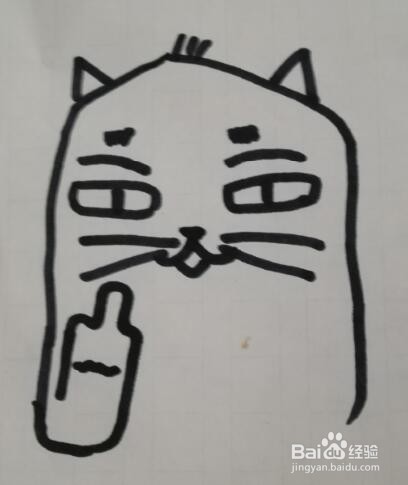 小猫的画法 小猫的简笔画