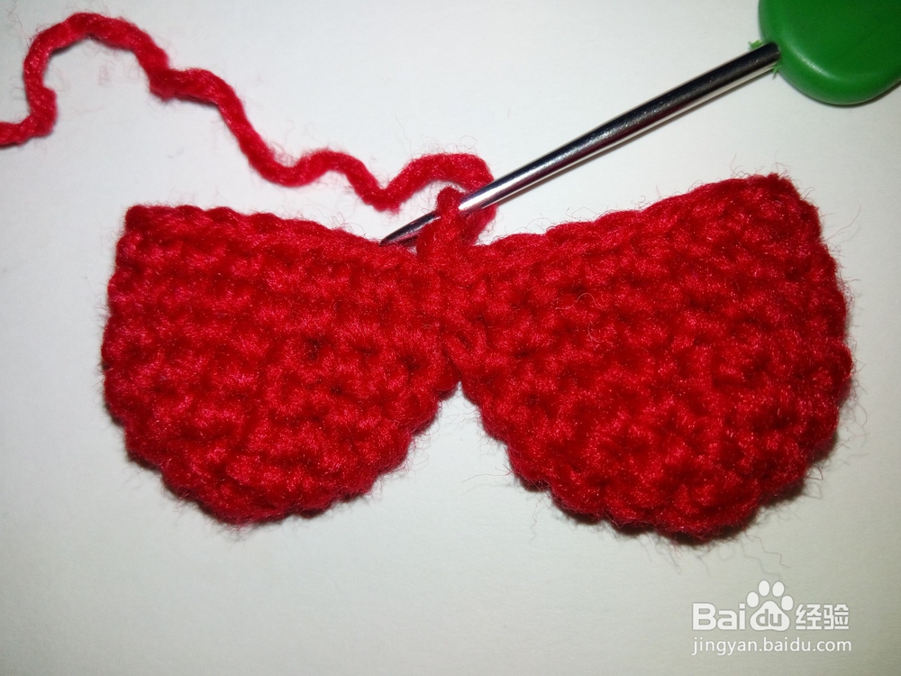 [钩针3]怎样钩立体心形玩偶