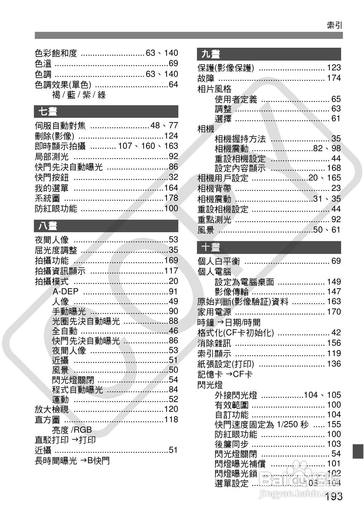 CANON EOS40D相机使用说明书:[20]