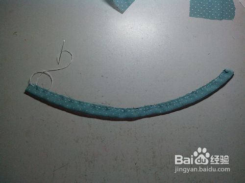 雪纺蝴蝶结拼布发圈教程