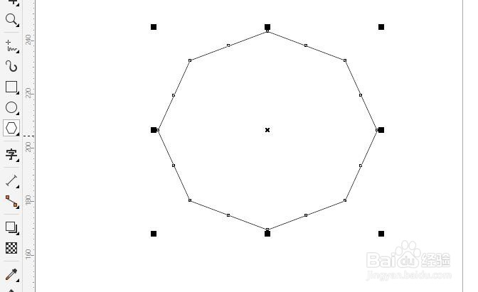 win10系统cdrx8软件如何使用多边形工具