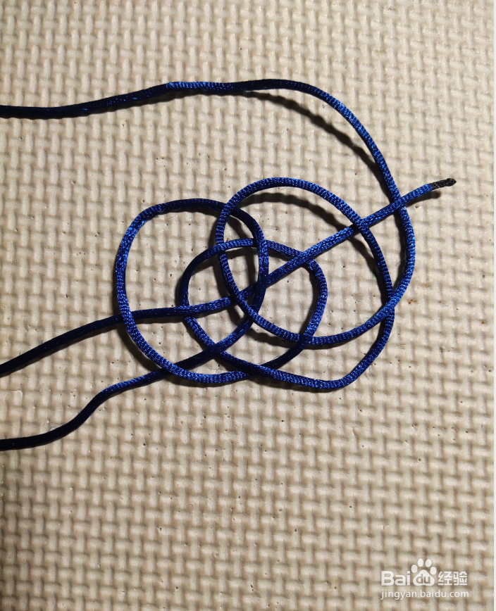 中国结基础入门——五耳三戒箍结
