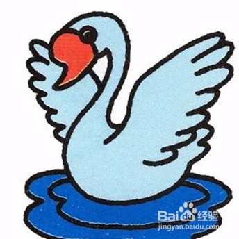 如何简笔画小天鹅