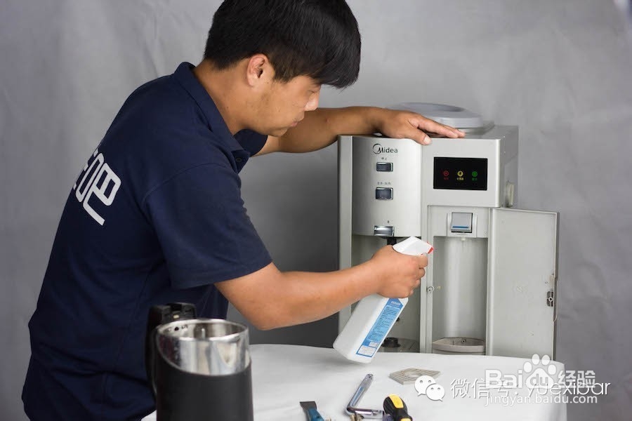 美的净饮机怎么清洗