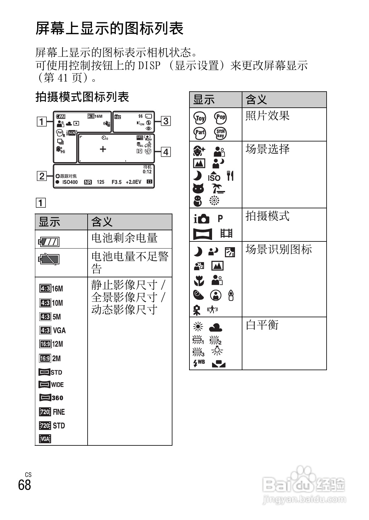 索尼DSC-W670数码相机使用说明书:[7]