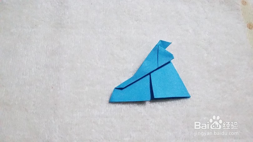 山岭的彩纸折法