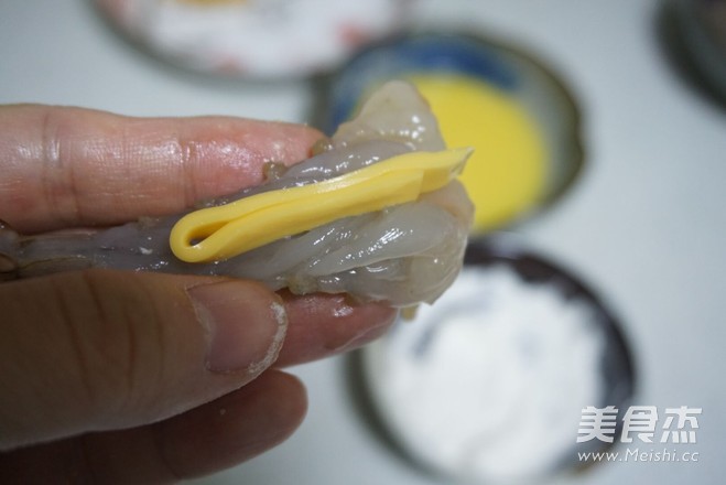 奶酪凤尾虾的做法