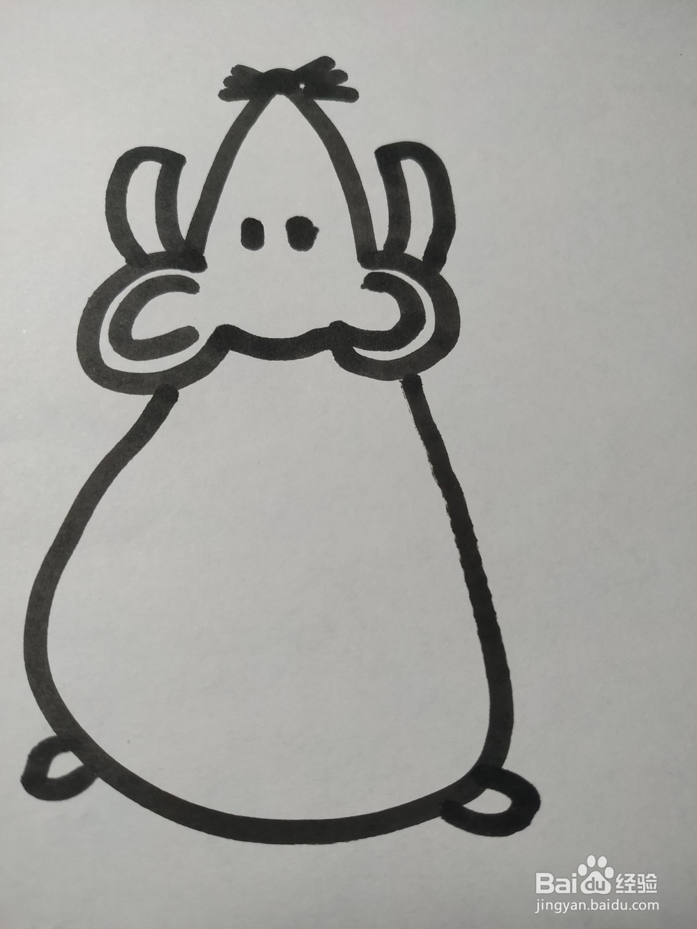 老鼠简笔画技法39