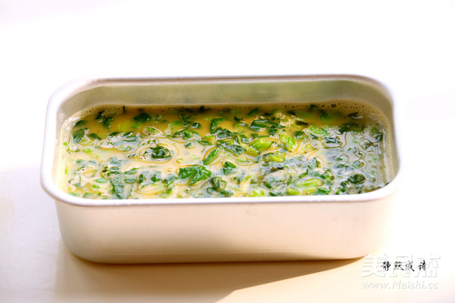 菠菜鸡蛋糕的做法